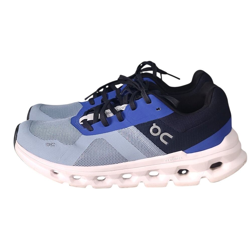 On Cloudrunner Running Shoes Chambray Midnight Wo… - image 1